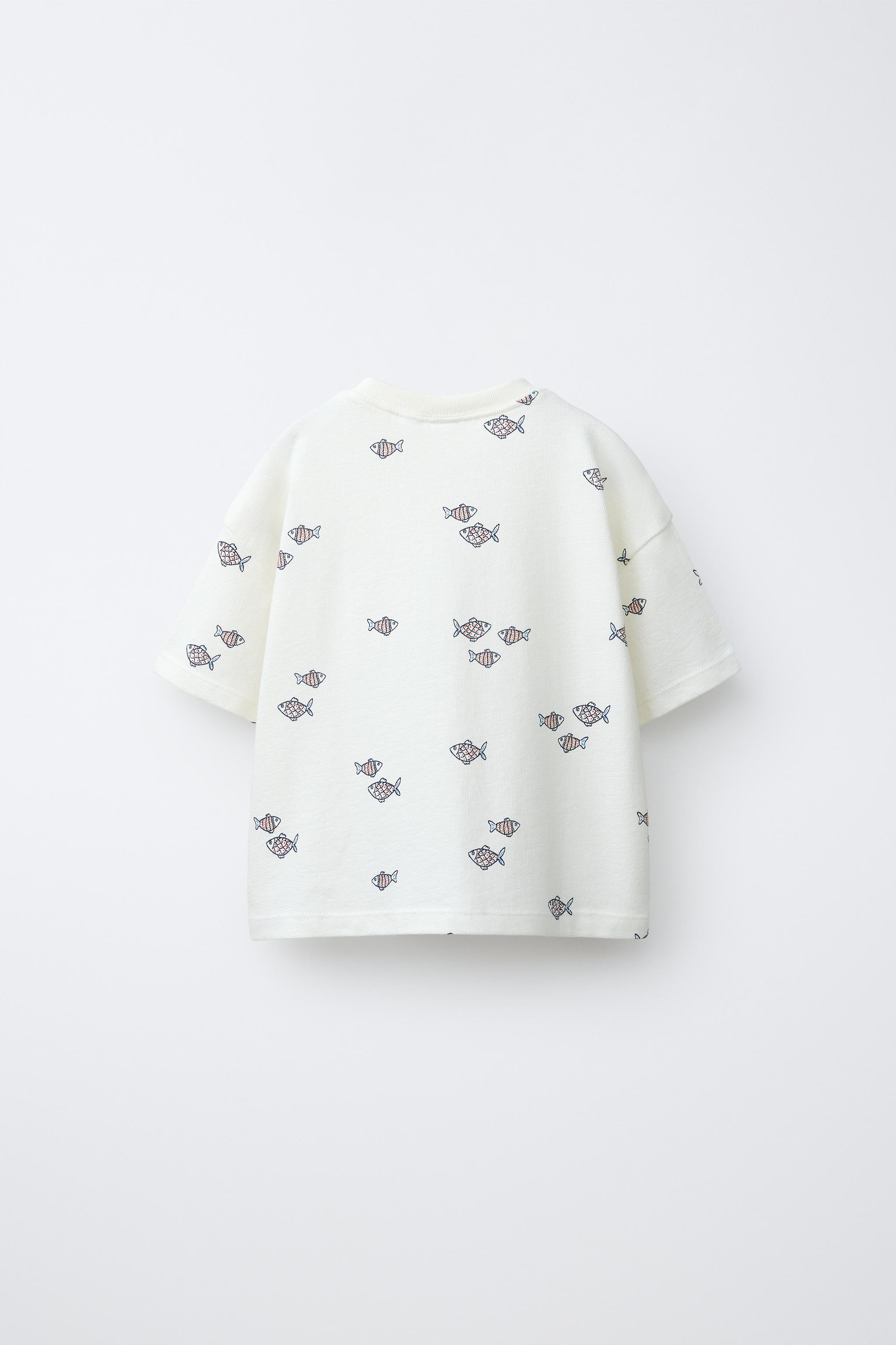 FISH PRINT T-SHIRT | Zara US