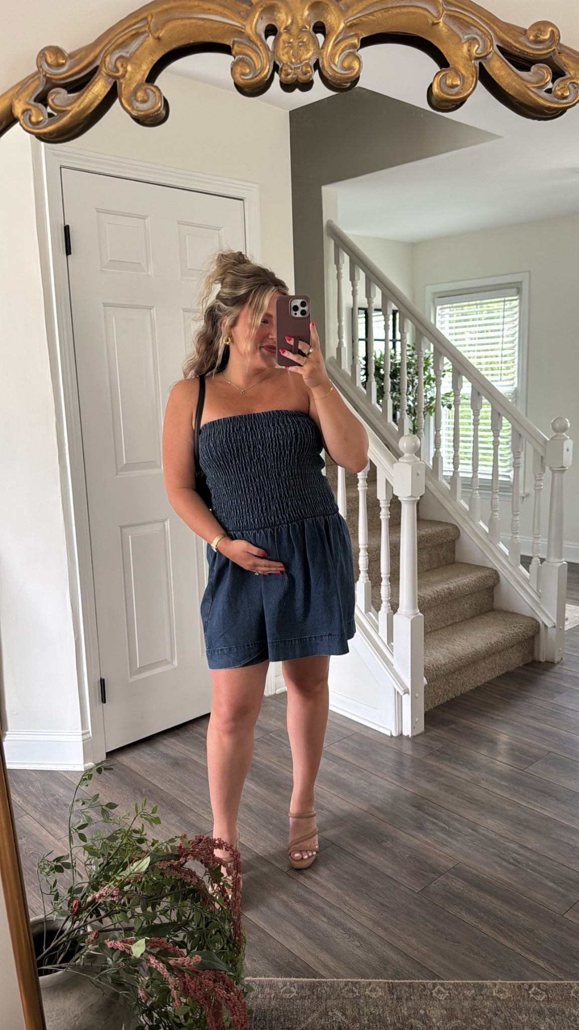 non-maternity dress that fits my 23 week bump 💙✨

#LTKootd #LTKBump