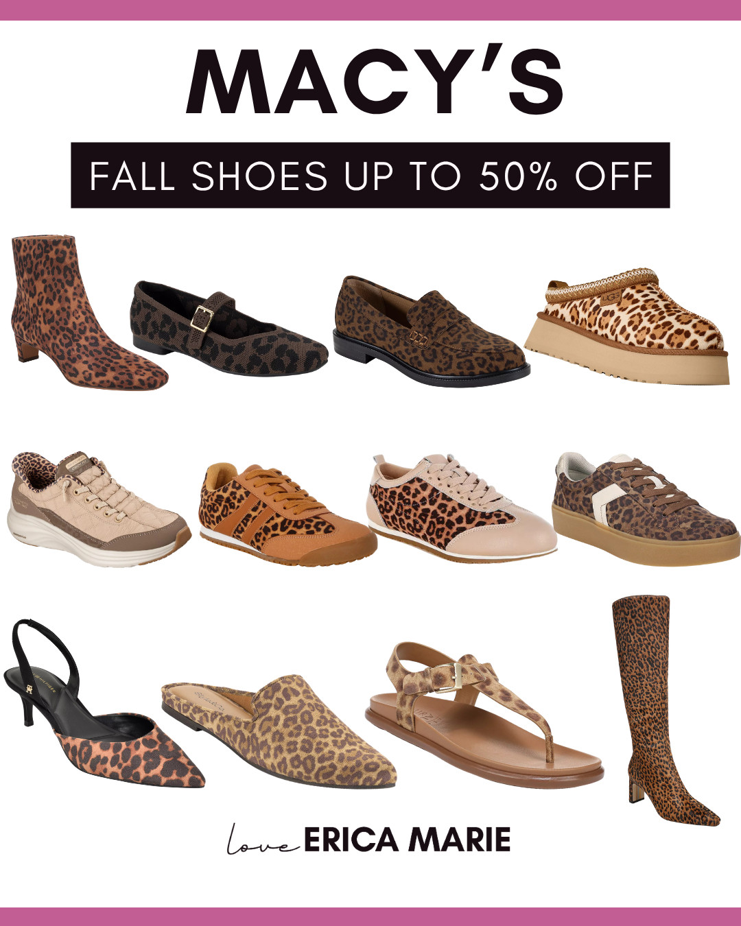 Leopard print is so trendy right now, and I found these shoes for up to 50% off! From comfy sneakers and cute sandals to stylish boots, there are tons of options to match your vibe.

#LeopardPrint #ShoeSalen #FallShoes #LeopardSneaker #LeopardShoes 

 #LTKSaleAlert
