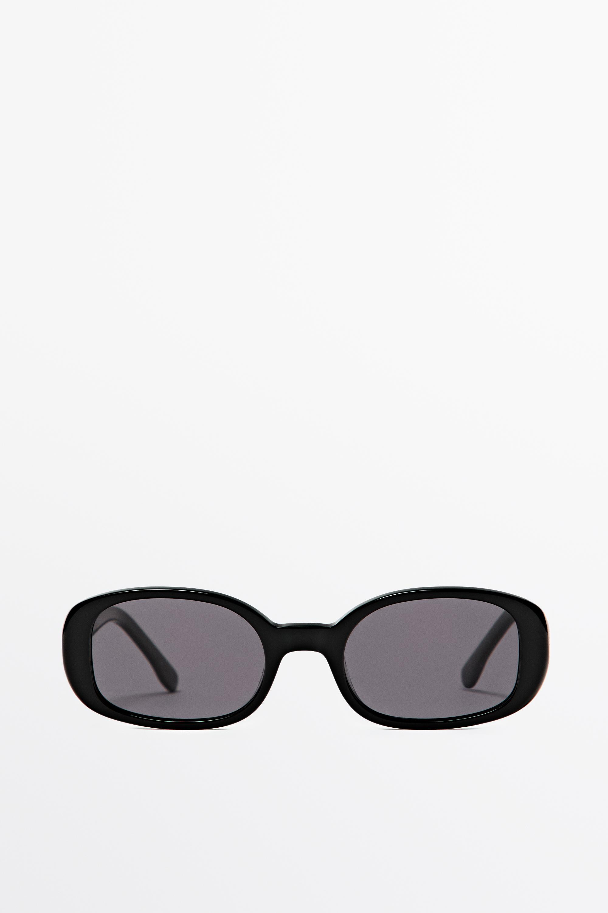 90s-style rounded sunglasses | Massimo Dutti US
