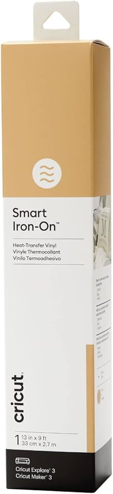 Cricut Smart Iron On, Gold - 9ft Roll (13'x108') Heat Transfer Vinyl for Maker & Explore Machines... | Amazon (US)