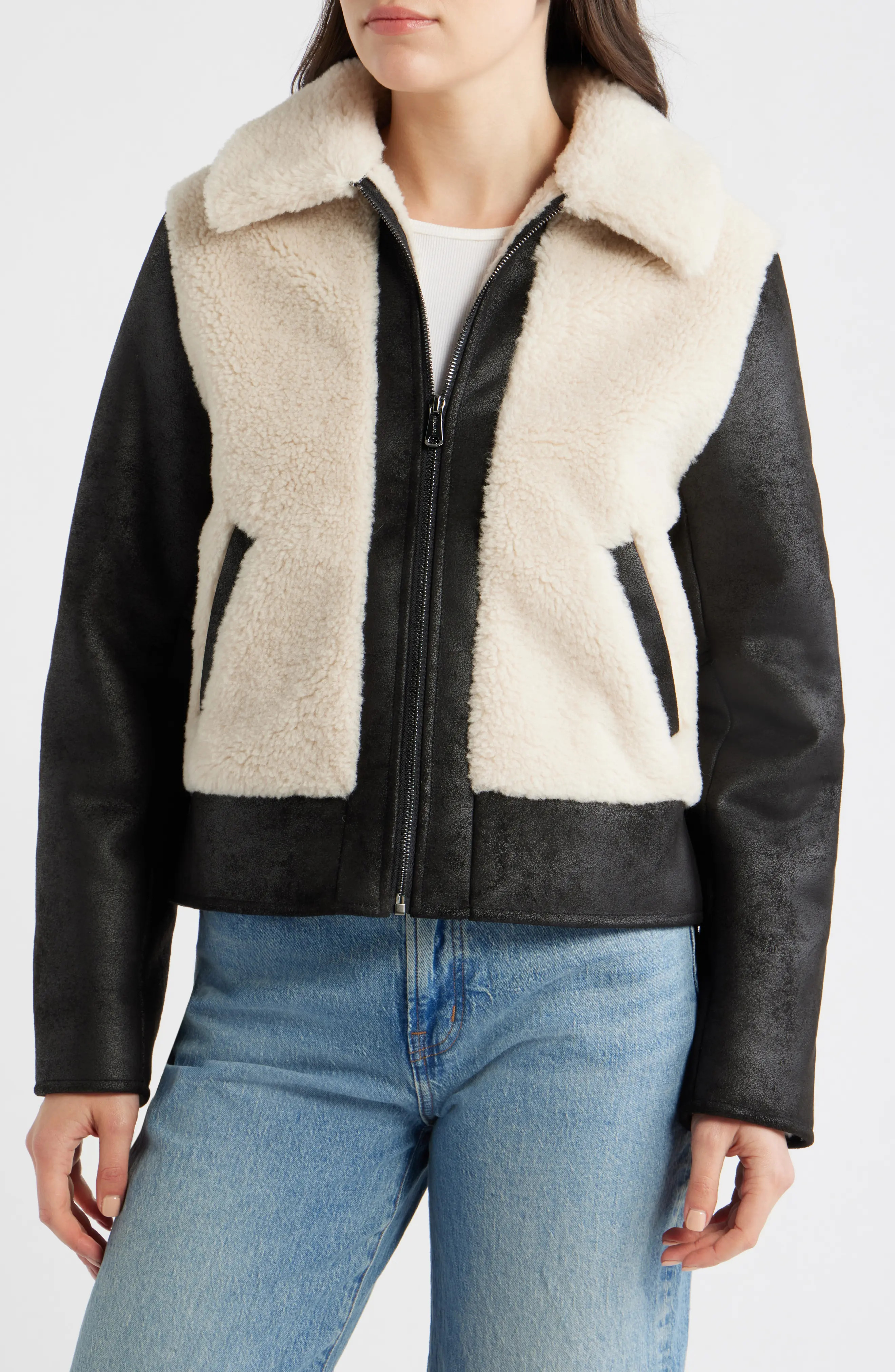 Faux Shearling Jacket (Women) | Nordstrom | Nordstrom
