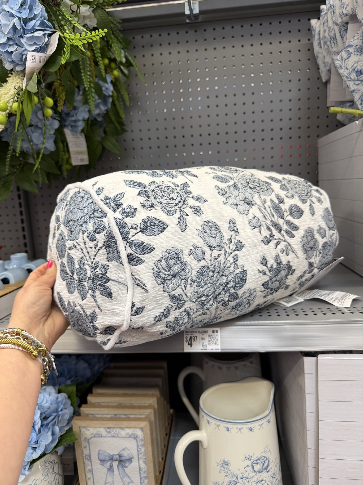This floral bolster pillow looks so high end to me, but is Walmart & under $20! 

 

#LTKHome
