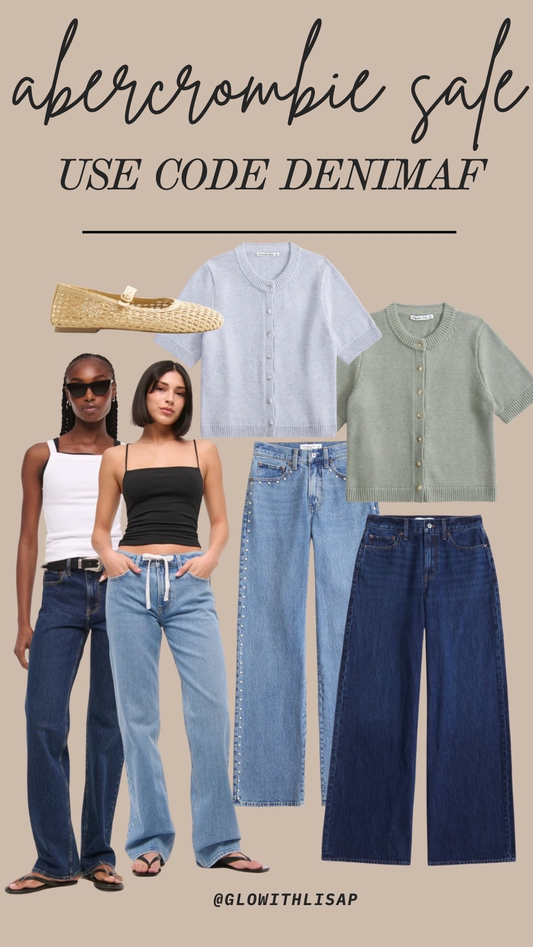 The Abercrombie sale is live!! 30-50% off denim and 20% off everything else with stackable code DENIMAF for an extra 15% off! Linked all my favorites here- I usually wear a 26 short 🤍

#LTKautumn #LTKSaleAlert #LTKStyleTip