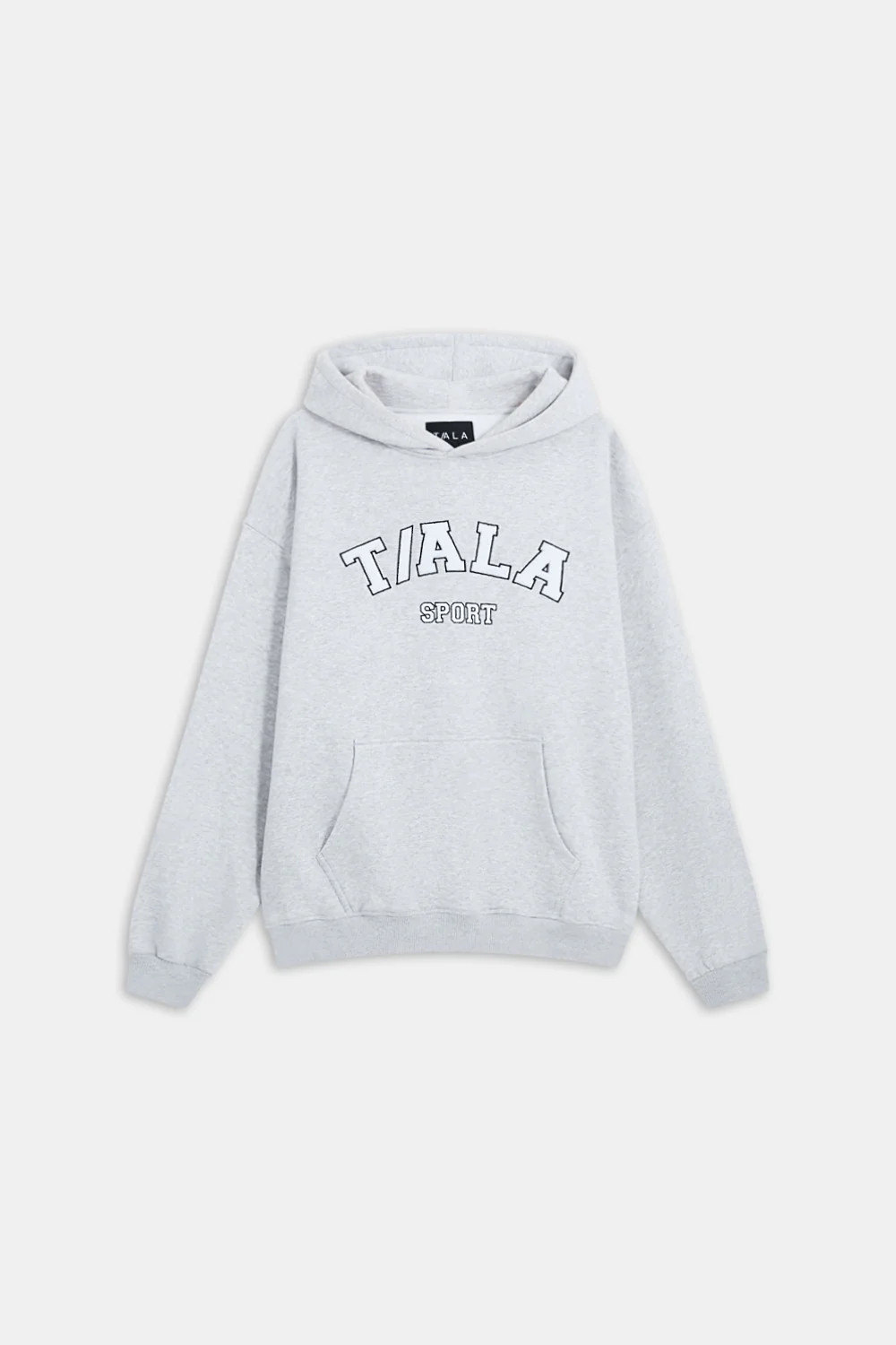 OVERSIZED CLUB HOODIE - GREY MARL | TALA (UK)