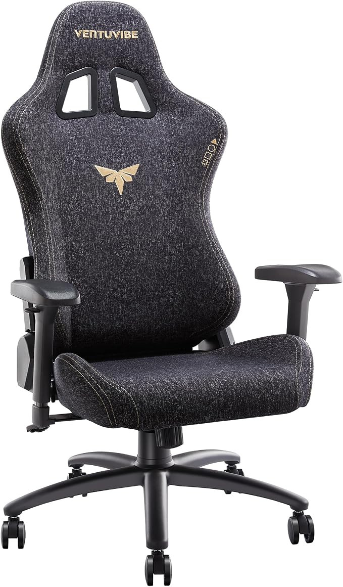 Gaming Chair 4D Adjustable Armrests - 170° Reclining & 320lb Capacity, High Back Ergonomic Compu... | Amazon (US)