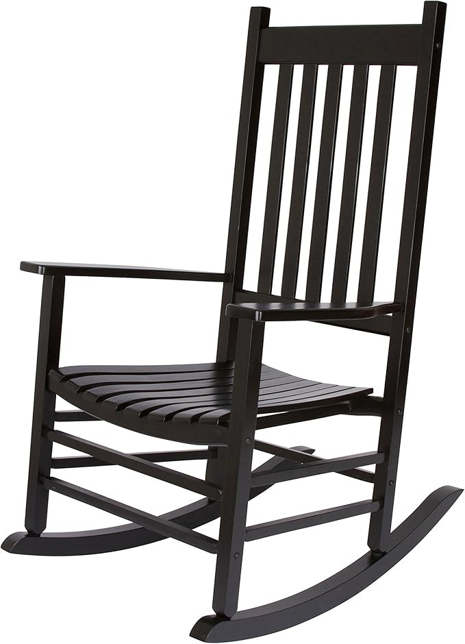 Shine Company Vermont Porch Rocker – Black | Amazon (US)