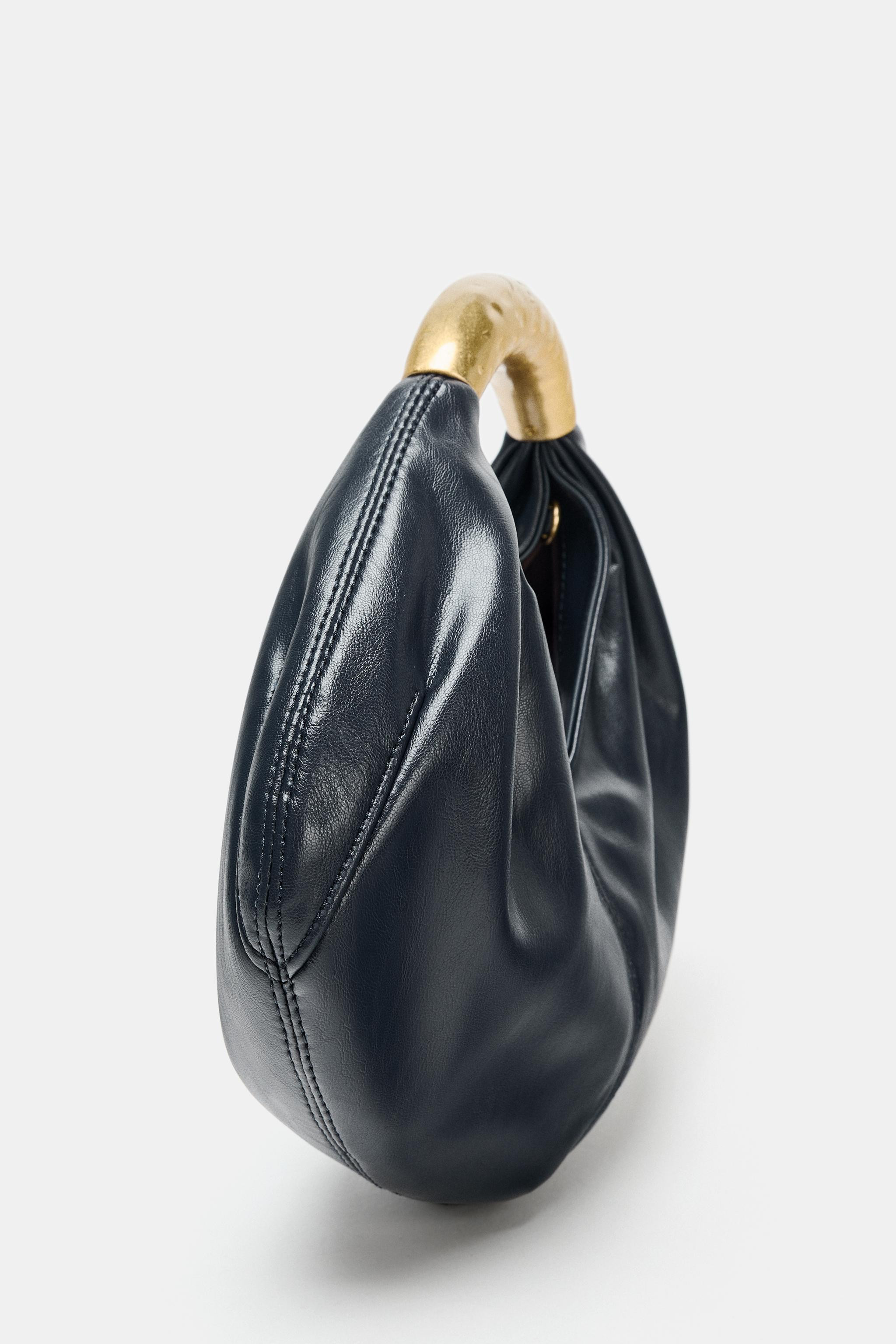 METAL HANDLE HANDBAG | Zara US