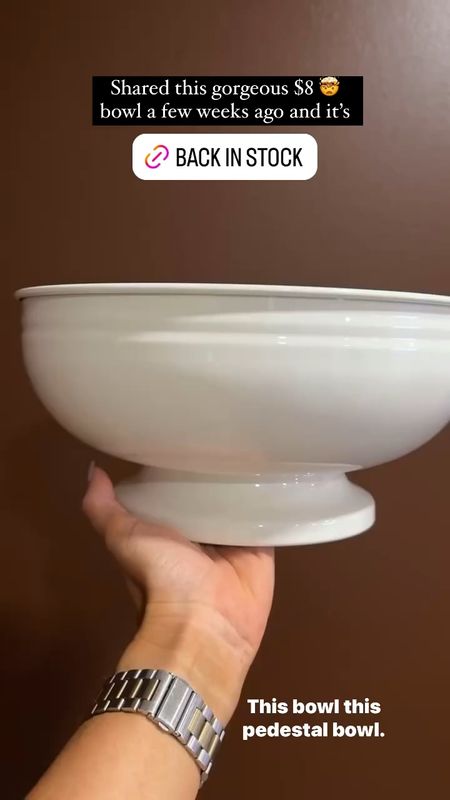 What’s not to love about this $8 bowl?!

#LTKVideo #LTKFindsUnder50 #LTKHome