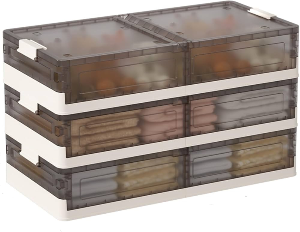 Under Bed Storage Containers - 3Pack, Stackable Under Bed Rolling Storage Plastic Containers, 11.... | Amazon (US)