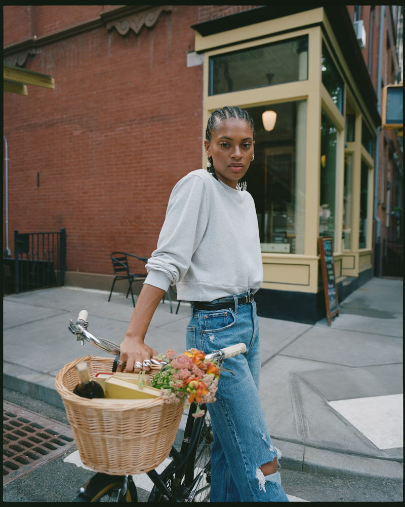 Luxe Terry Crew Sweatshirt | Abercrombie & Fitch (US)