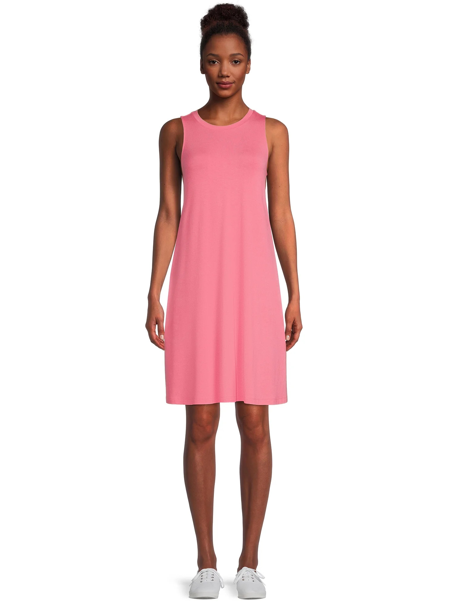 Time and Tru Women's Sleeveless Knit Dress | Walmart (US)