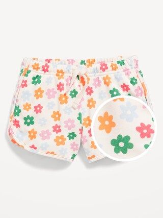 Printed French Terry Dolphin-Hem Shorts for Toddler Girls | Old Navy (CA)