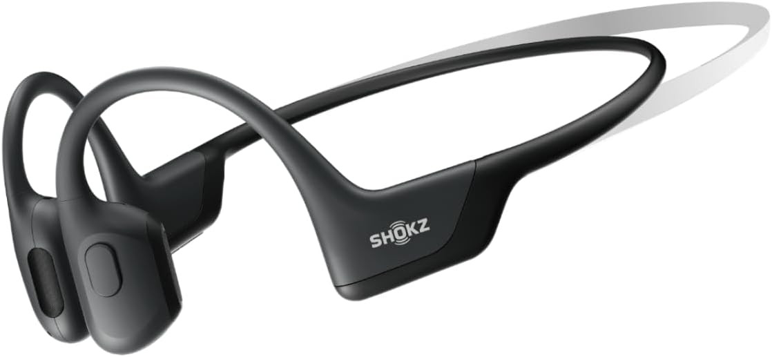 SHOKZ OpenRun Pro Mini - Premium Bone Conduction Open-Ear Bluetooth Sport Headphones - Sweat Resistant Wireless Earphones for Workouts and Running with Deep Base - Built-in Mic, with Headband | Amazon (US)