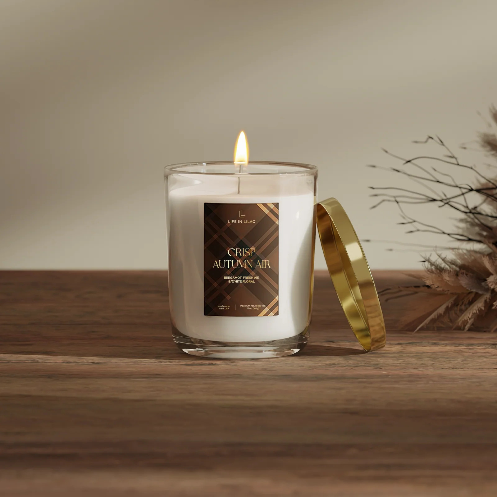 Crisp Autumn Air Candle - Ships 9/25 | Life In Lilac