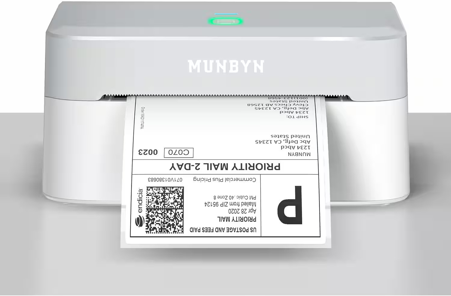 MUNBYN - Bluetooth Thermal Label Printer RW403B Wireless 4x6 Shipping Label Printer Compatible Android Windows Width 1.57"-4.25 | Best Buy U.S.