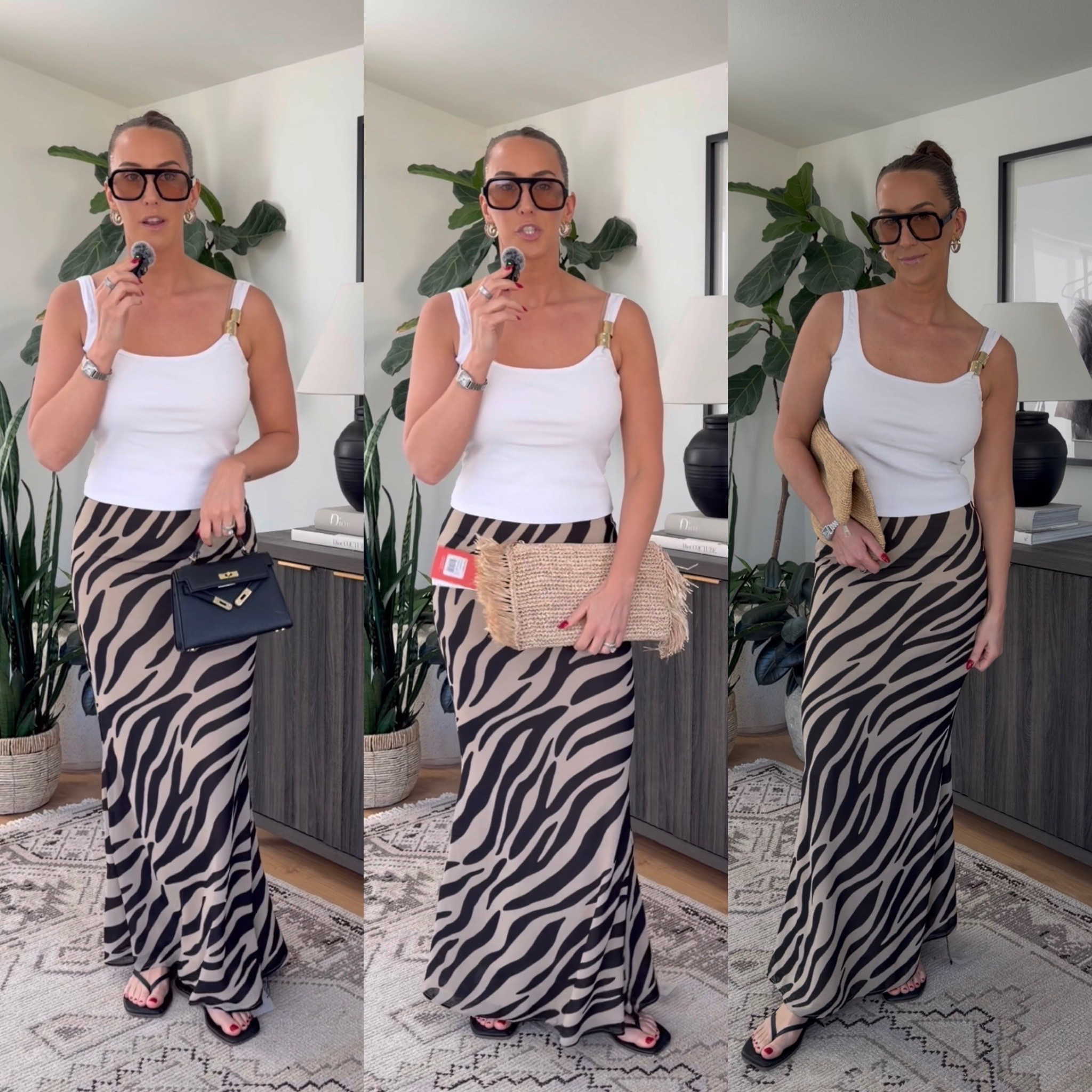 Help me decide 👀 Should this outfit make the cut for the Dominican Republic?

And which bag finishes it?
🤍 Straw clutch
🖤 Black mini
🤎 Brown shoulder bag”

Tank: M
Skirt: S

#LTKSeasonal #LTKTravel #LTKootd