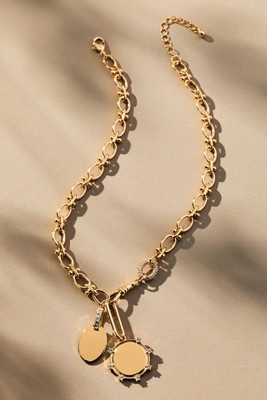 Delicate Charm Cluster Necklace | Anthropologie (US)