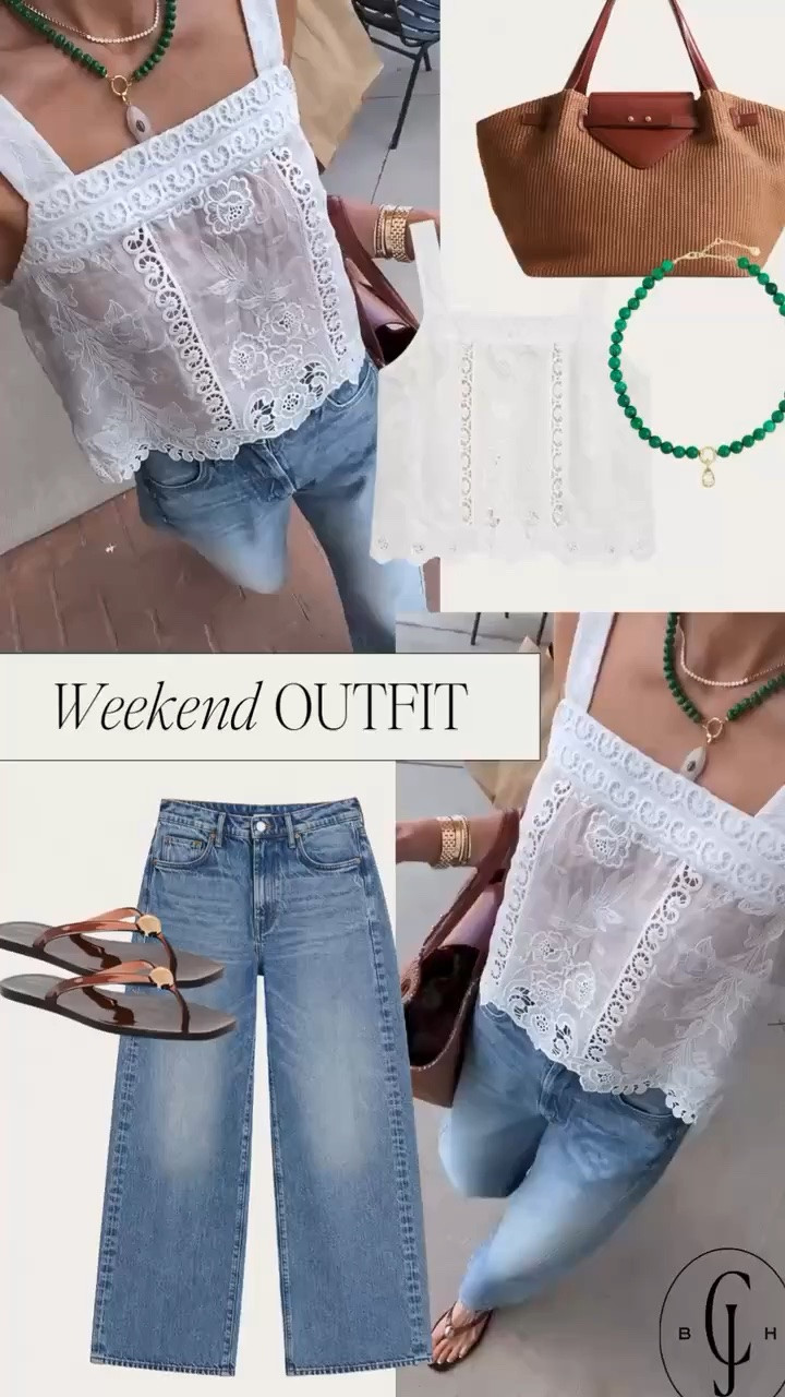 Casual summer denim outfit