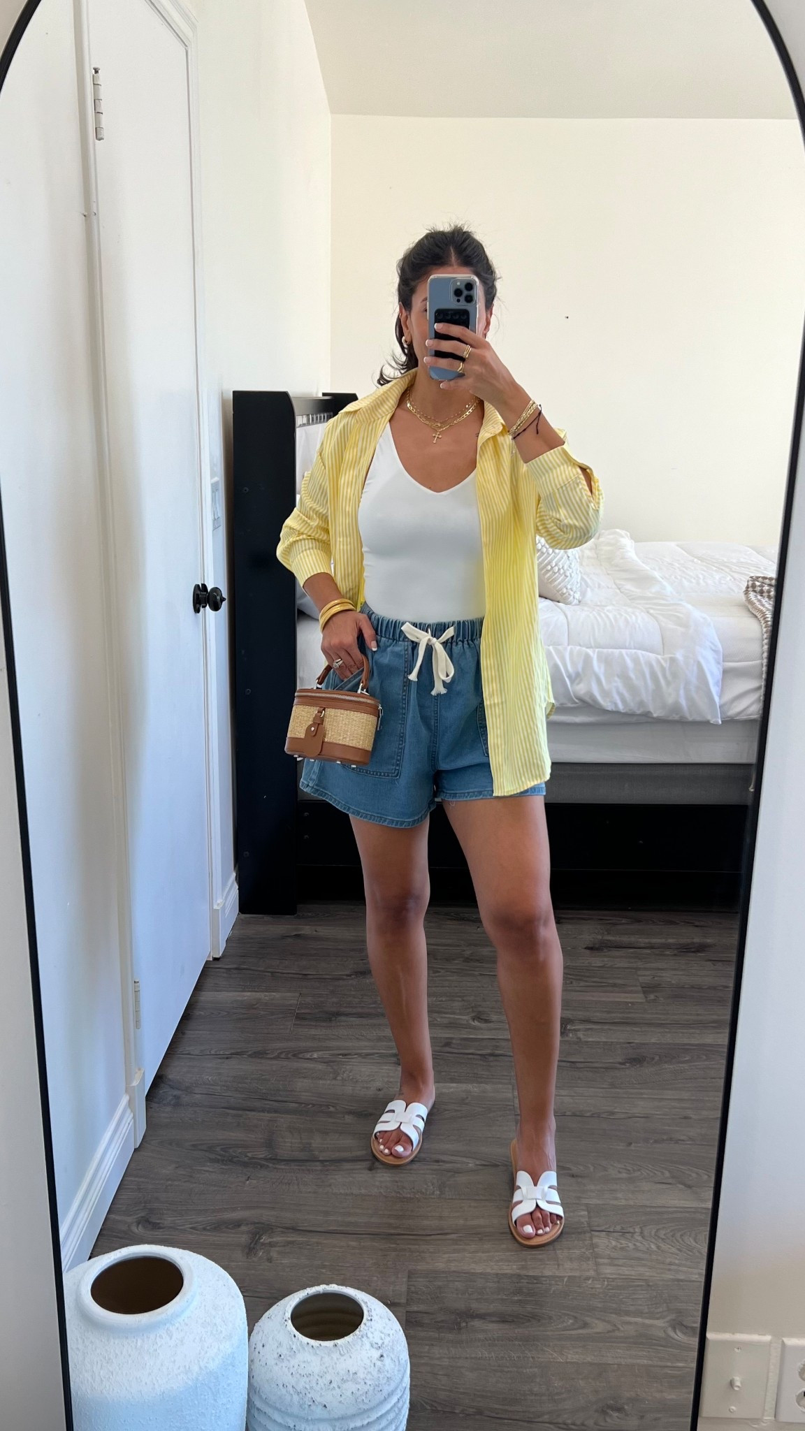 Amazon outfit I’m loving! Denim shorts from a two piece set! 

#LTKFindsUnder50 #LTKStyleTip #LTKMidsize