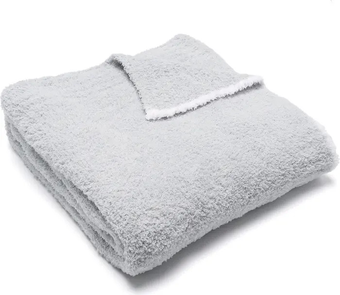 Barefoot Dreams® Barefoot Dreams CozyChic™ Rib Trim Throw - 45" x 60" | Nordstromrack | Nordstrom Rack