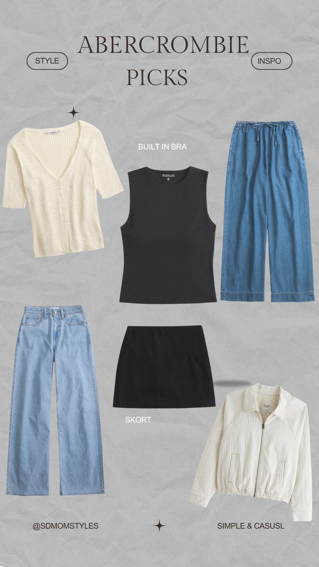 Cute spring picks @abercrombie 

Last day in app 
20% off 125 
Code AF20

#LTKTravel #LTKSeasonal #LTKOver40