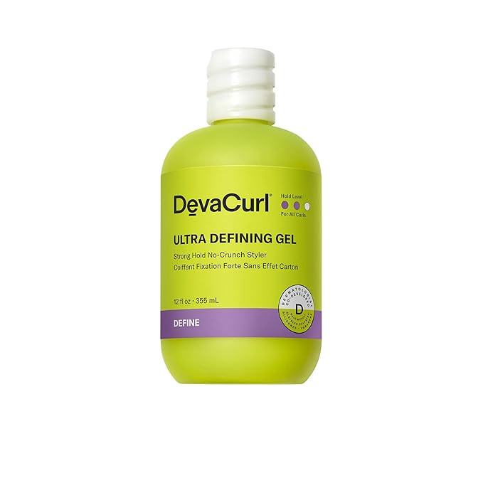 DevaCurl Ultra Defining Gel Strong Hold No-Crunch Styler, Bright Breeze, 12 fl. oz. | Amazon (US)