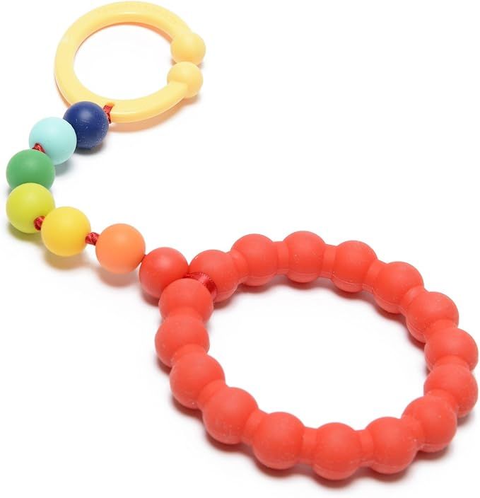 Chewbeads - Gramercy Baby Teething Toy - Clip on Teether, Stroller Toy & Carseat Toy - Baby Links... | Amazon (US)