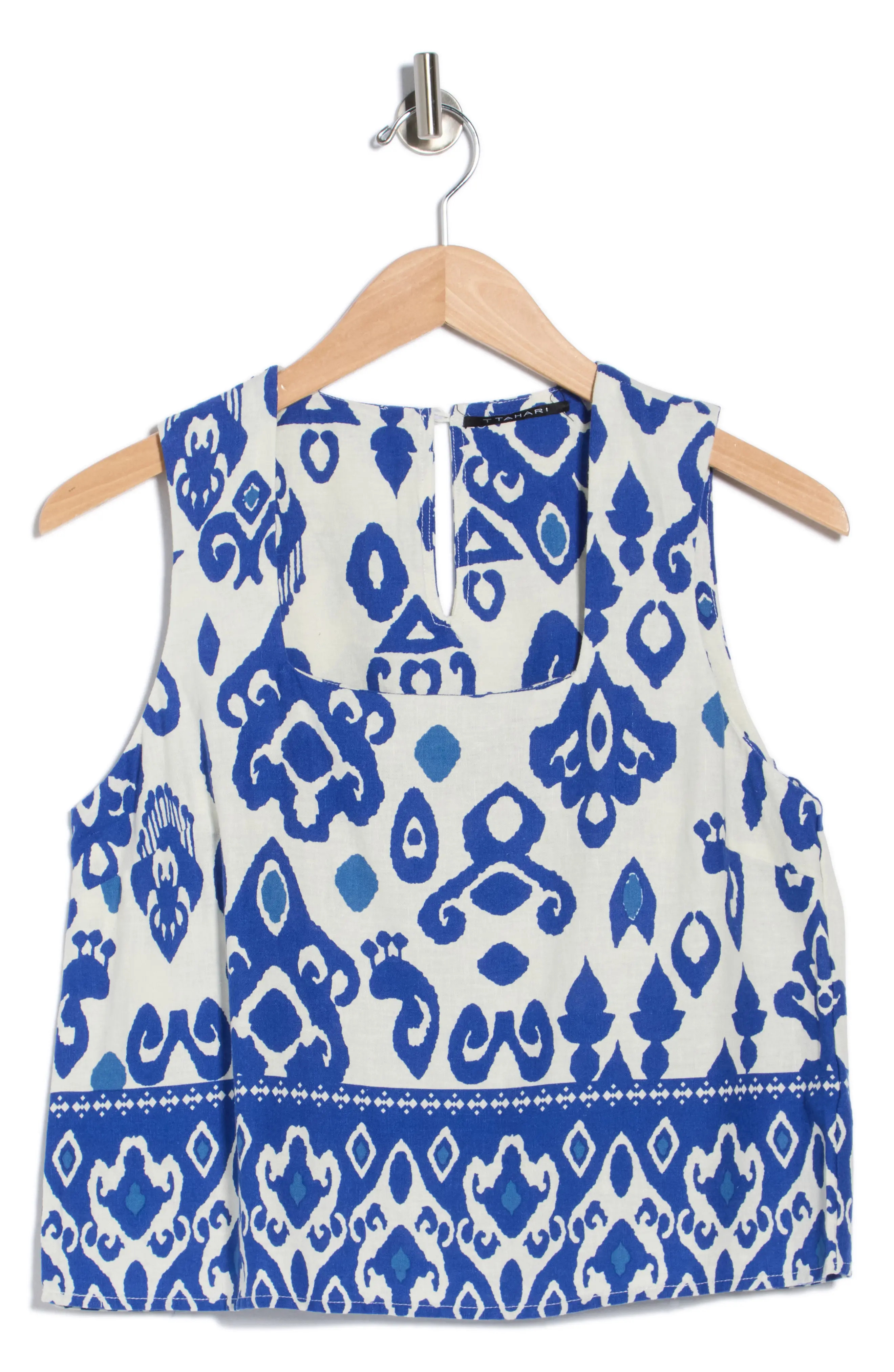 Linen Blend Print Top (Women) | Nordstromrack | Nordstrom Rack