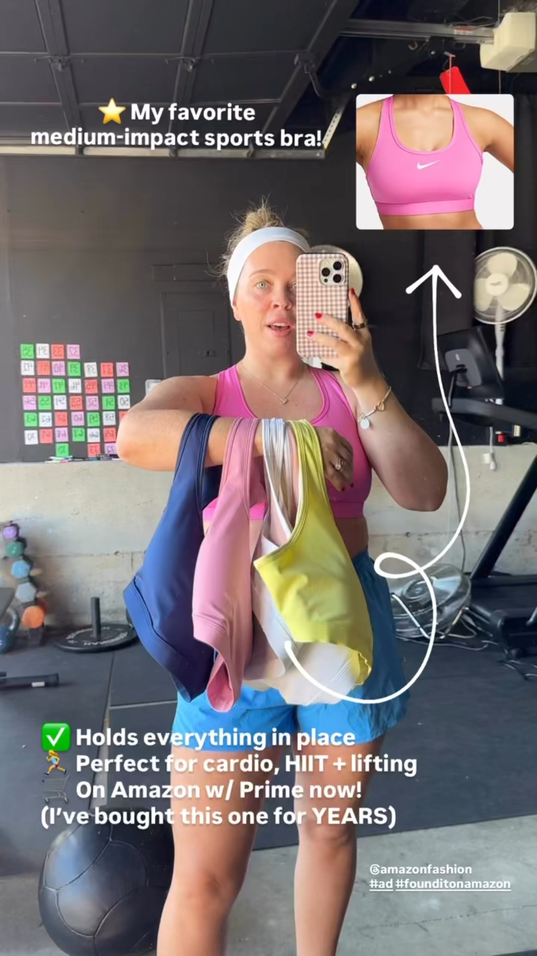 These are my holy grail sports bras for medium and high impact workouts. I’ve been buying them for years! 💪🏻 🩷 I’m wearing an XL and am a bra size 38/40 C. I consider this “sizing up” 💕

@amazonfashion #ad #founditonamazon

#LTKFindsUnder100 #LTKMidsize #LTKActive