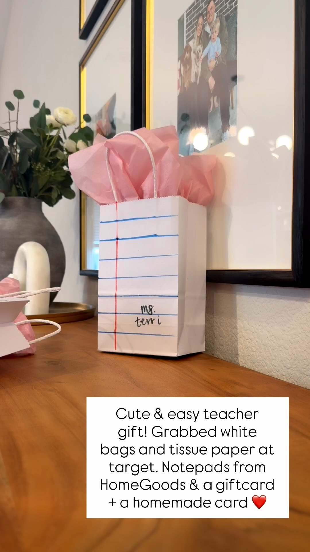 Quick and easy teacher gift