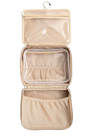 BEIS The Hanging Cosmetic Case in Beige from Revolve.com | Revolve Clothing (Global)