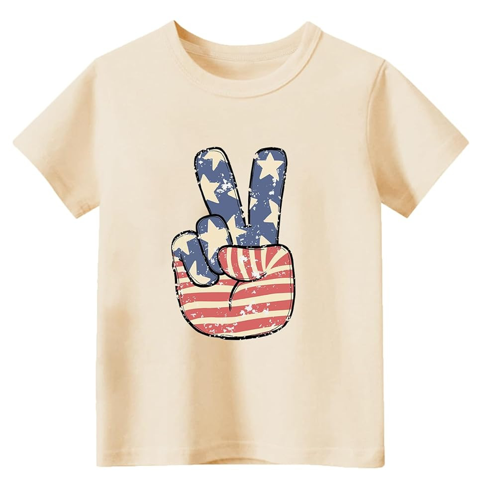 Boys American Flag Shirts 4th of July T-Shirt Toddler Girls Patriotic Independence Day Tops Tees ... | Amazon (US)