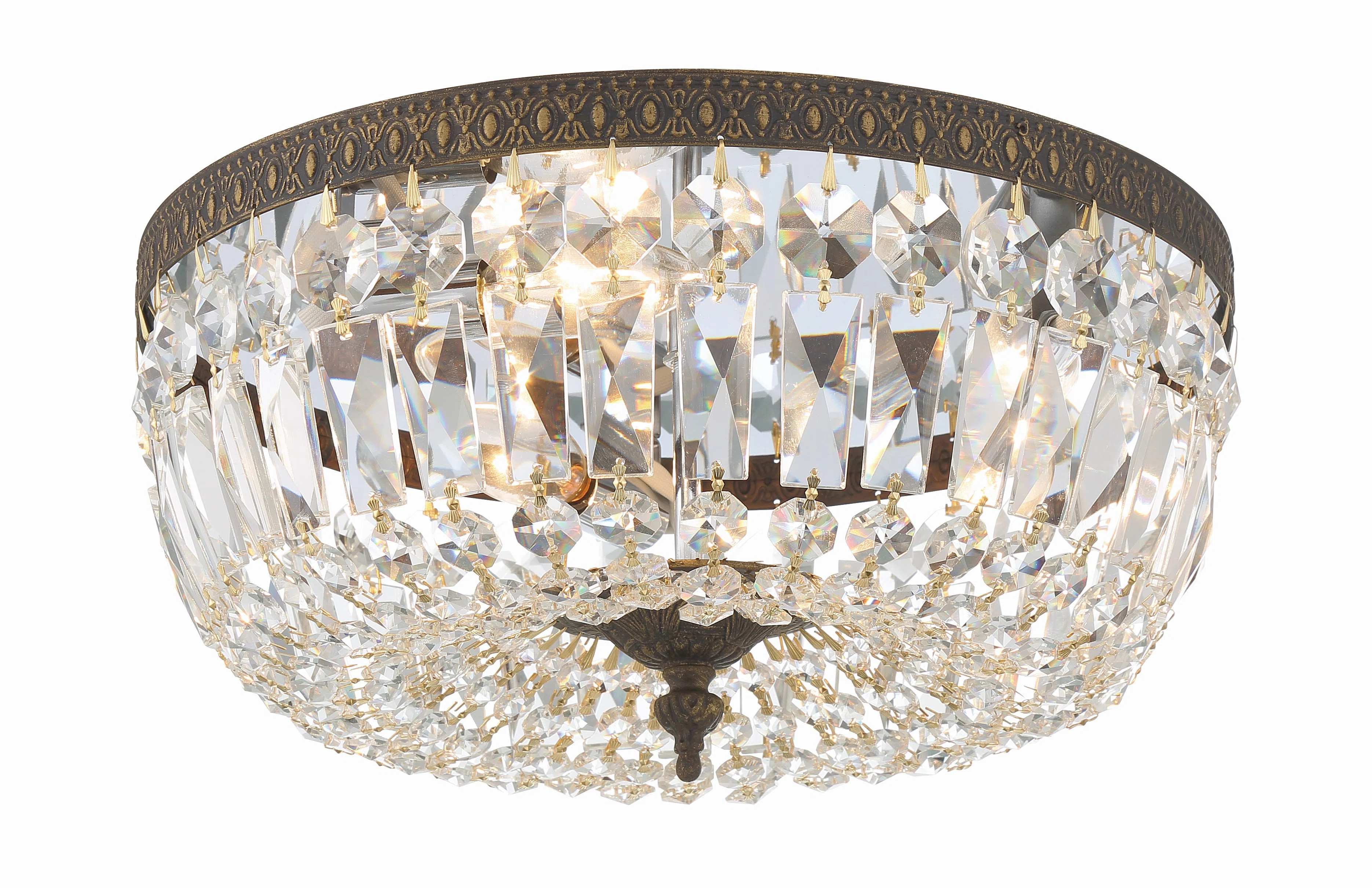 Eila 3-Light 14'' Flush Mount | Wayfair North America