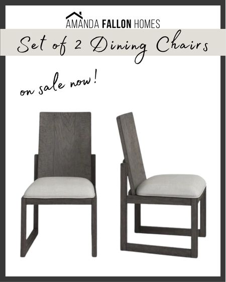 Gorgeous set of 2 wooden dining chairs with linen seat, on sale now!

Arm chairs. Dining chairs set. Rustic dining chairs. 

#wayfair #diningchair#LTKFind

#LTKsalealert #LTKhome