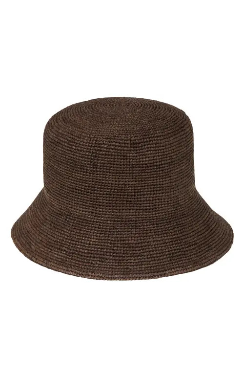 Lack of Color The Inca Raffia Bucket Hat in Coco at Nordstrom, Size Medium | Nordstrom