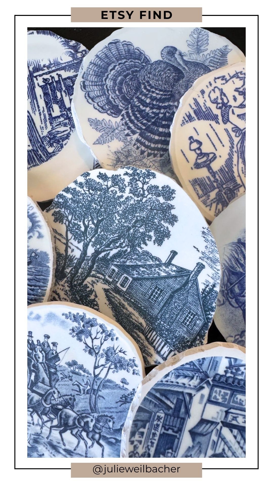You can never go wrong with classic blue and white. 💙🤍 These vintage pottery plate shards are perfect for mosaic art, pique assiette projects, mixed media art, or adding old-world charm to handmade decor. Use them for stepping stones, flower pots, trays, wall art, or any creative project that needs a timeless, elegant touch. Truly beautiful pieces with so much character.

For mosaic tips, tutorials, inspiration, and so much more please visit my YouTube channel: YouTube.com/julieweilbacher. Follow @julieweilbacher on Instagram for all things mosaic art.

#classicdecor #blueandwhite #creativefinds #homedecorinspo #craftsupplies #piqueassiette #mosaicart #mixedmediaart #vintagestyle #diyprojects

#LTKHome #LTKFindsUnder50