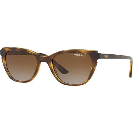 Vogue Eyewear Sunglasses Tortoise Frame Brown Gradient Lenses 53MM | Walmart (US)