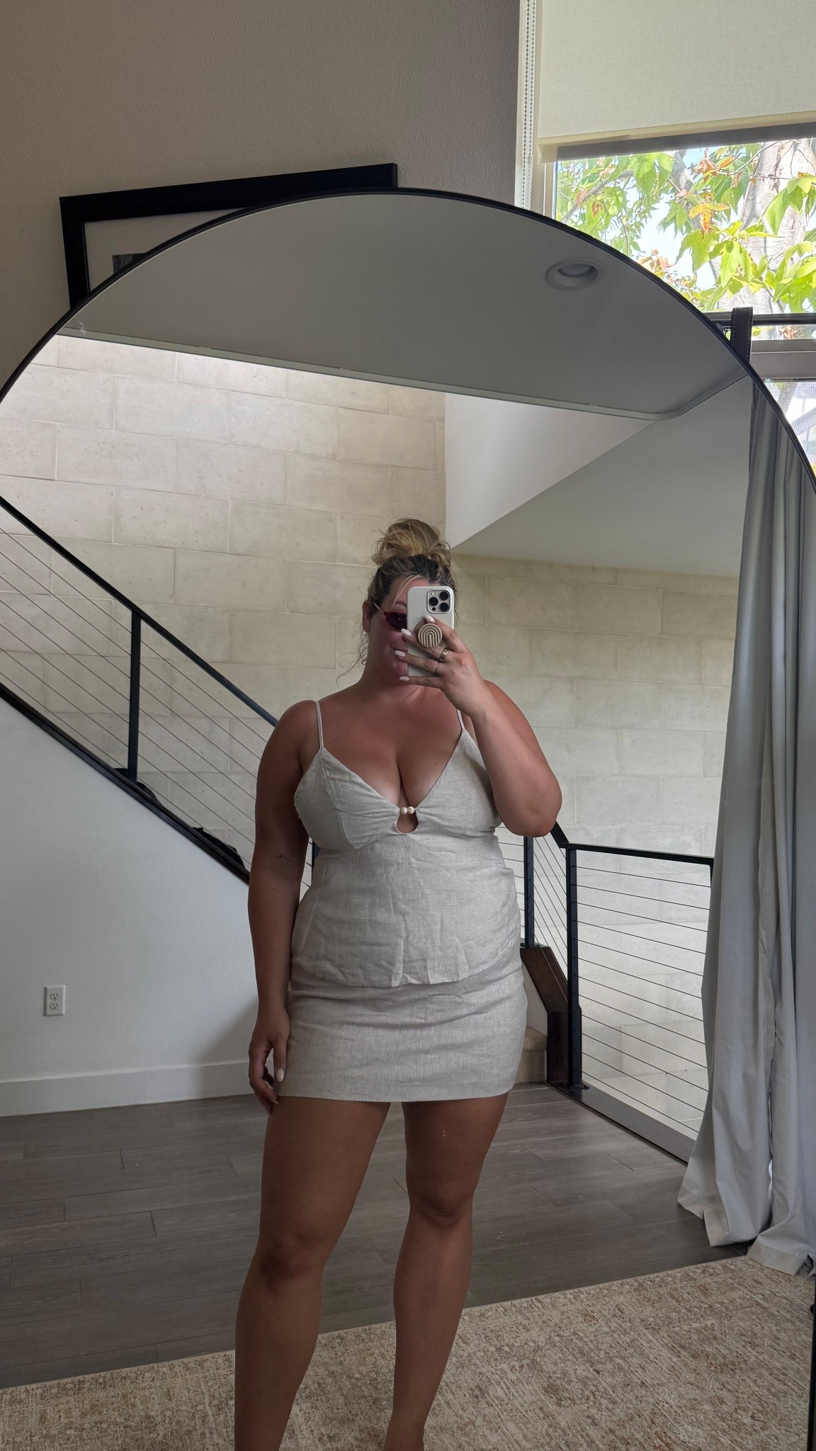 summer skirt set! wearing both in an xl ☀️🌾

#LTKSummerEdit #LTKMidsize #LTKSeasonal