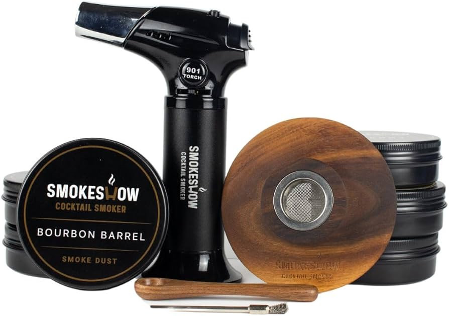 Smokeshow Cocktail Smoker Bundle with Kitchen Torch, Six Flavors of Wood Chips, Apple, Hickory, M... | Amazon (US)