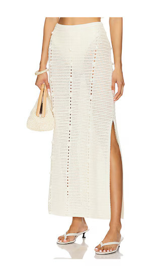 DEVON WINDSOR Haisley Skirt in Cream. - size L | Revolve Clothing (Global)