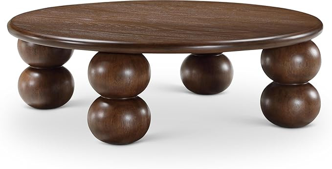 Meridian Furniture 99064Brown-CT Kelvin Collection Mid-Century Modern Coffee Table with Rich Brow... | Amazon (US)