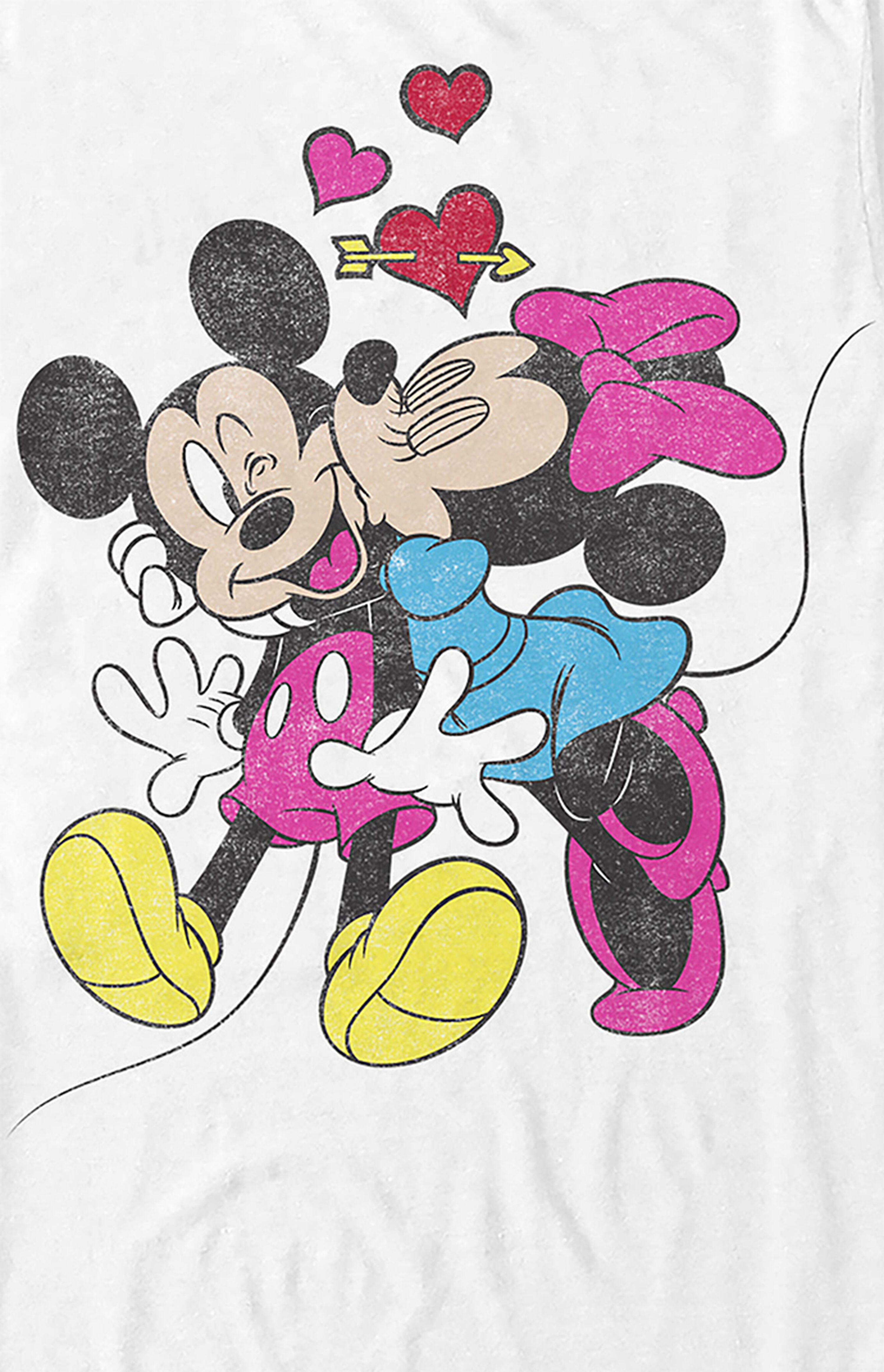 Disney Mickey & Minnie Kiss T-Shirt | PacSun