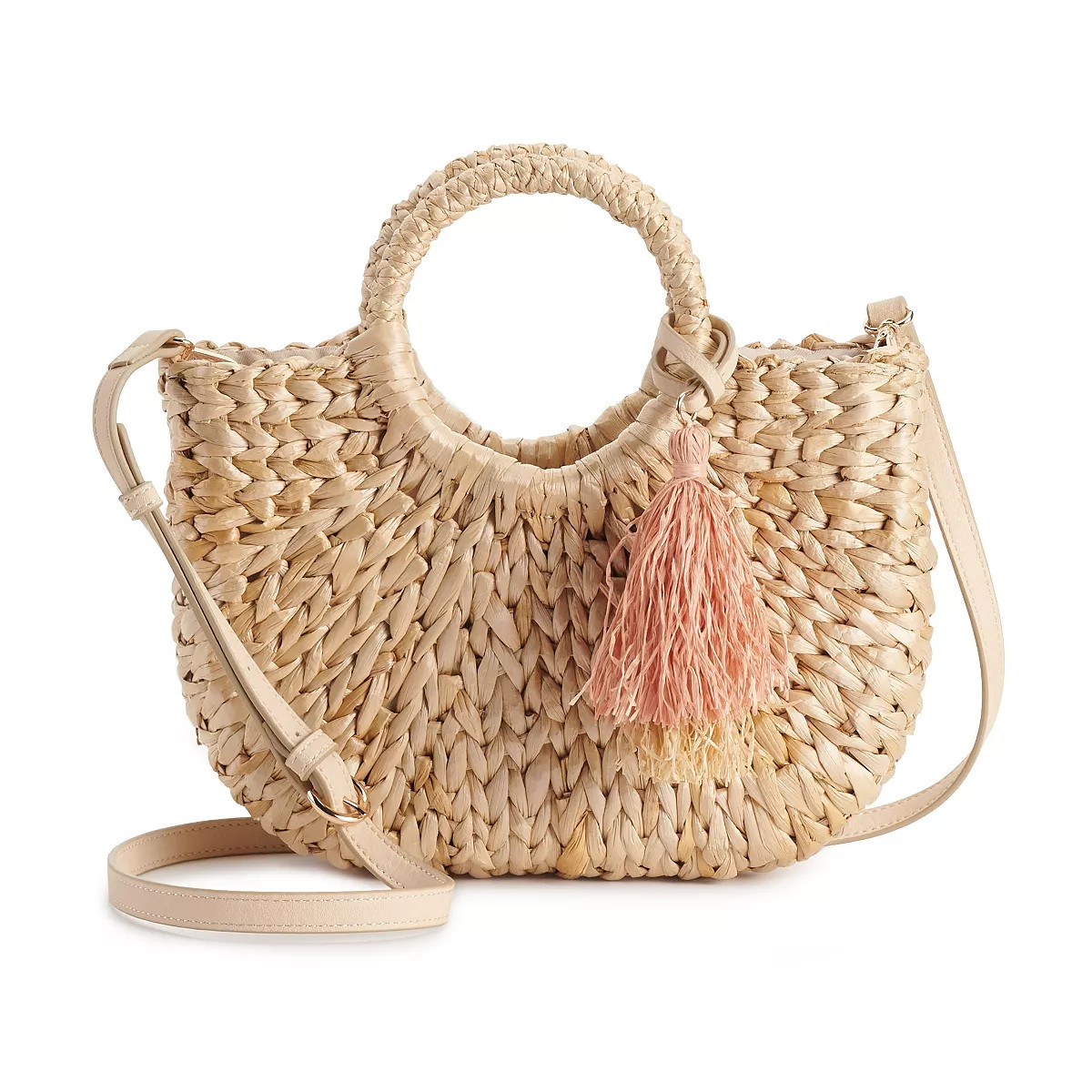 LC Lauren Conrad Small Half-Moon Tote Bag | Kohl's