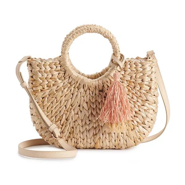 LC Lauren Conrad Small Half-Moon Tote Bag | Kohl's