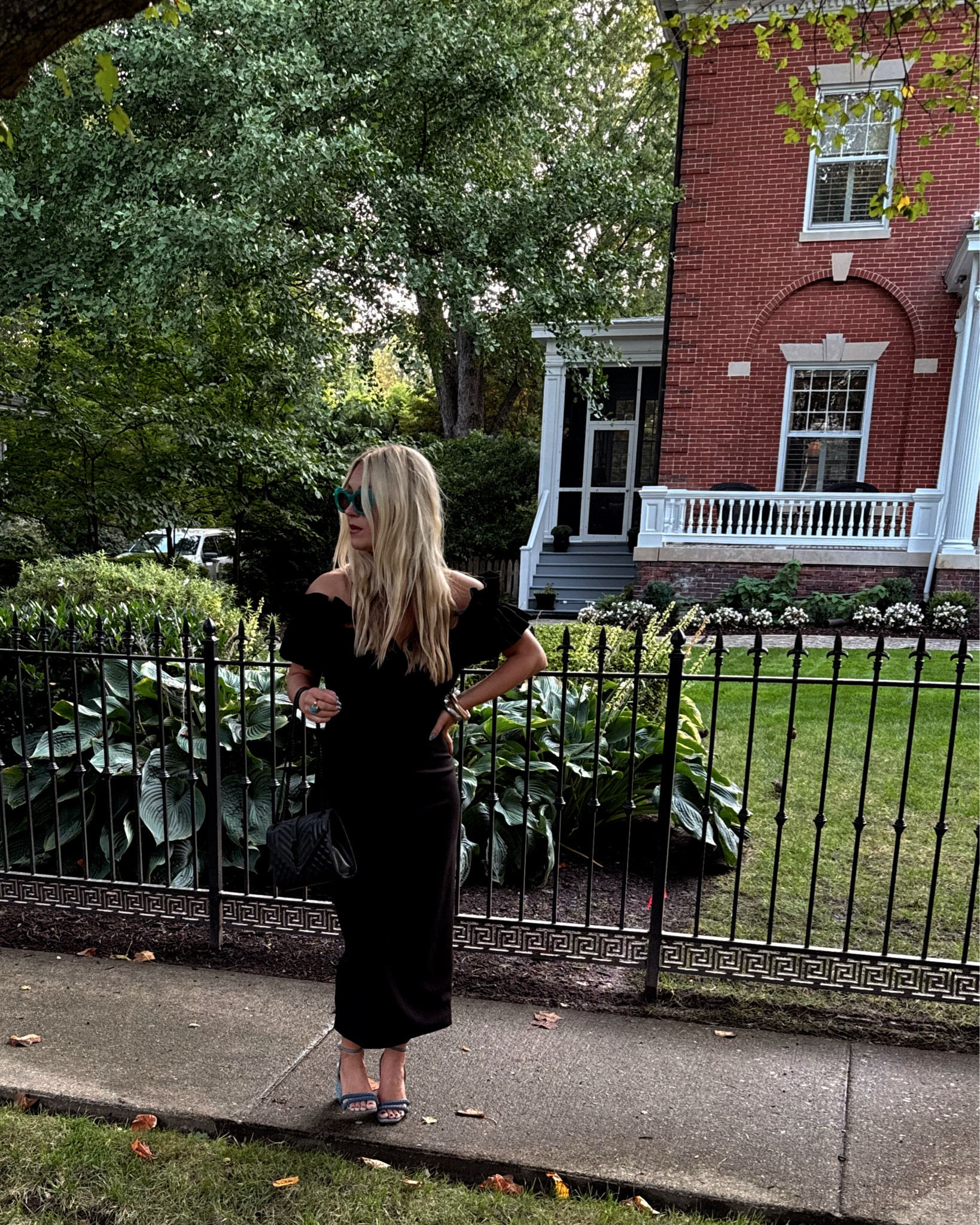 Got to rewear this amazing off the shoulder dress I wore as a bridesmaid in one of my bffs weddings. Wore it to an outdoor cocktail party w denim heels! It was a crowd pleaser. Great for wedding guest dress too!

#LTKwedding #LTKshoecrush #LTKstyletip