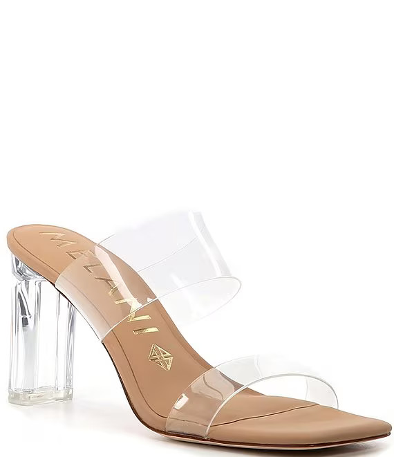 Antonio Melani Hanna Vinyl Two Band Dress Slide Sandals | Dillard's | Dillard's