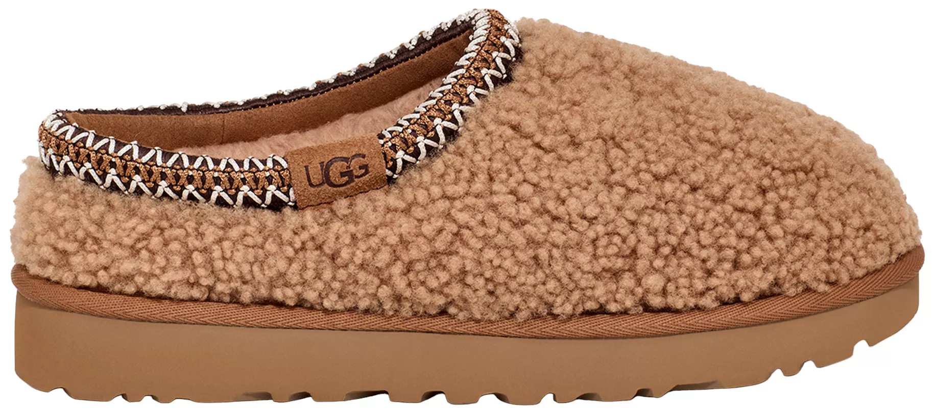 UGG Women's Tasman Maxi Curly Slipper, Size 6, Chestnut | DICK'S Sporting Goods