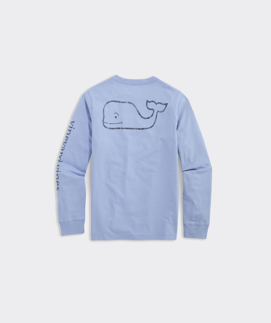 Boys' Long-Sleeve Vintage Whale Pocket T-Shirt | vineyard vines