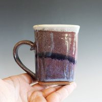 Handmade Square Stoneware Mug Unique Pottery Coffee Mug | 10 Oz | Etsy (US)